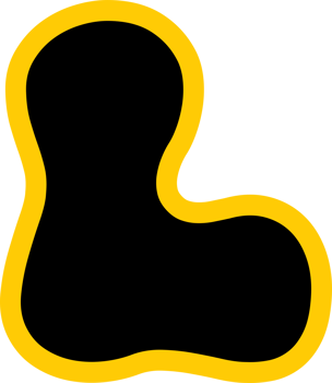 Funny Yummy font text glyph design png