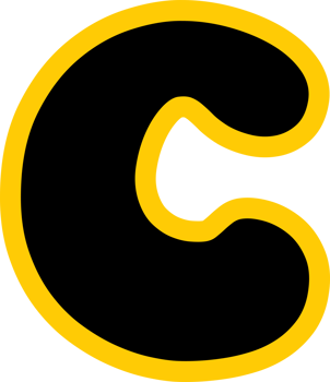 Funny Yummy font text glyph design png