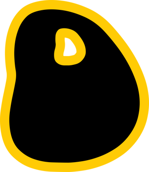 Funny Yummy font text glyph design png