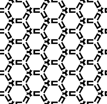 Black seamless abstract pattern. Overlay for background and backdrop. Ornamental design. PNG graphic illustration with transparent background.