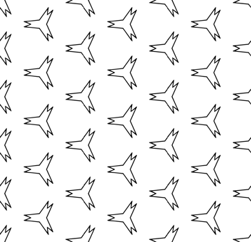 Black seamless abstract pattern. Overlay for background and backdrop. Ornamental design. PNG graphic illustration with transparent background.