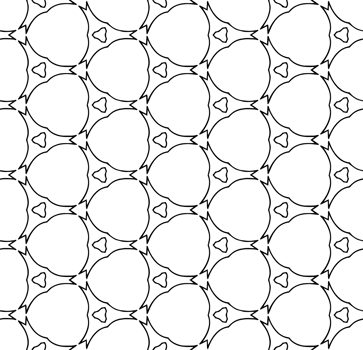 Black seamless abstract pattern. Overlay for background and backdrop. Ornamental design. PNG graphic illustration with transparent background.