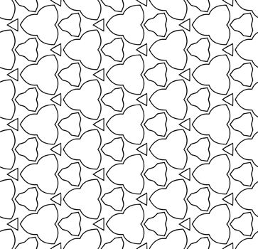 Black seamless abstract pattern. Overlay for background and backdrop. Ornamental design. PNG graphic illustration with transparent background.