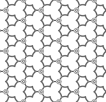 Black seamless abstract pattern. Overlay for background and backdrop. Ornamental design. PNG graphic illustration with transparent background.