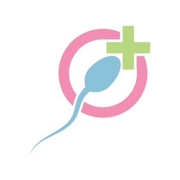 Sperm logo illustration vector