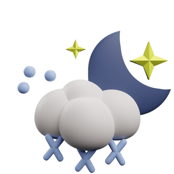 snowfall in night icon png