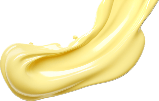AI generated mayonnaise drop png