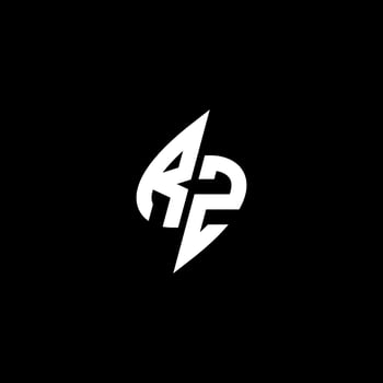 RZ monogram logo esport or gaming initial concept vector