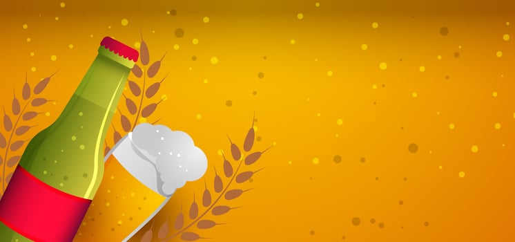 oktoberfest germany festival, vector background