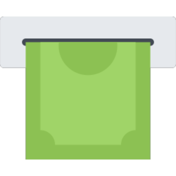 ATM money illustration design png