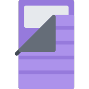 Sleeping bag illustration design png