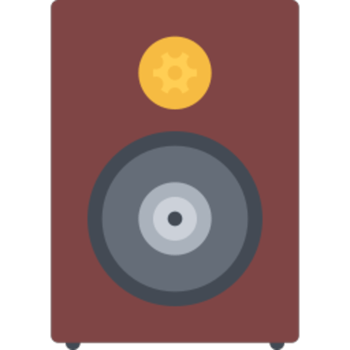 Speaker illustration design png