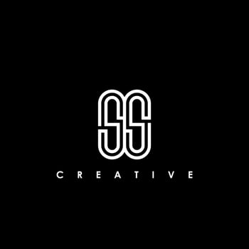 SS Letter Initial Logo Design Template Vector Illustration