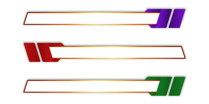 News lower third vector design.Set banner and lower third for news and live. bottom third for broadcast and online media png