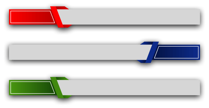News lower third vector design.Set banner and lower third for news and live. bottom third for broadcast and online media png
