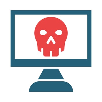 Game Over Vector Glyph Two Color Icon For Personal And Commercial Use.
