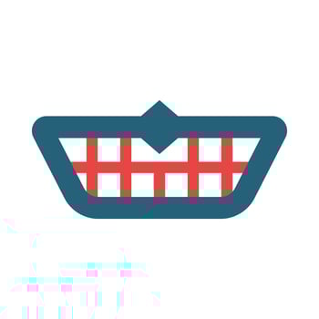 Grid Vector Glyph Two Color Icon For Personal And Commercial Use.