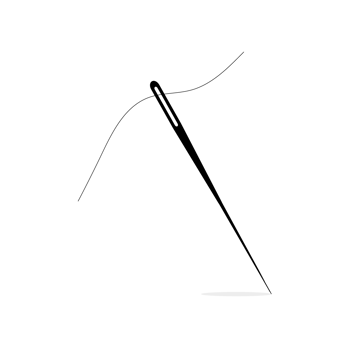 Black needle icon isolated png