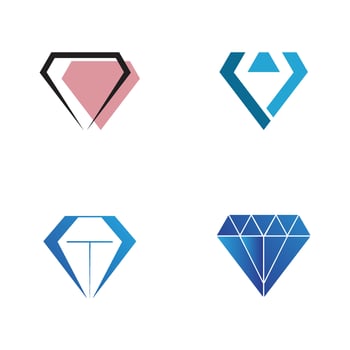 Diamond logo vector template symbol design