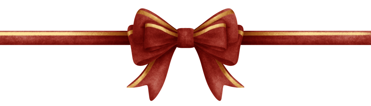 Gift ribbon bow png