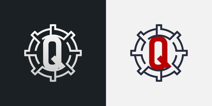 Q Logo Design. Clean and Modern Letter Q Logo in Round Shape vector