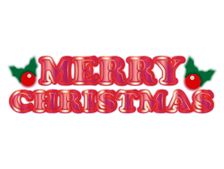 merry christmas neon text illustration png