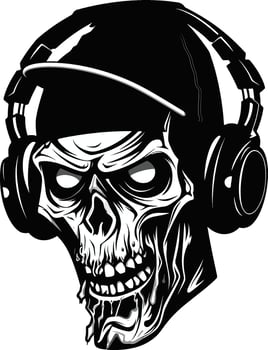 Eerie Hip Hop Groove Zombie Vector Zombie Rhyme Tactics Hip Hop Style