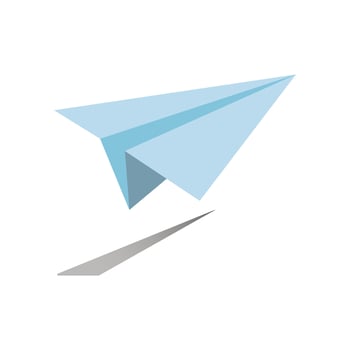 paper plane icon vector illustration design