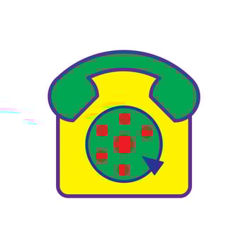 phone icon design vector