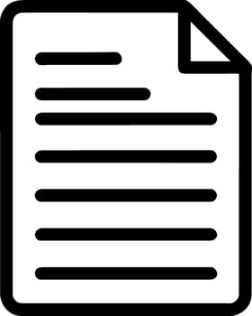 a document icon vector