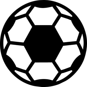 a soccer ball icon illustration vector