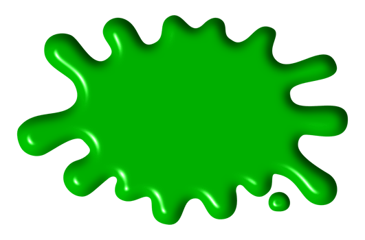 Green liquid is dripping down. png