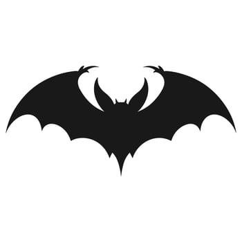 A Vampire Bat vector silhouette free isolated on a white background