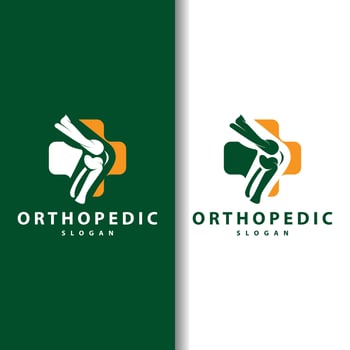 Minimalist Bone Health Logo Illustration Template Design vector