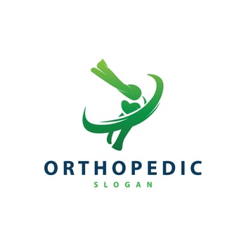 Minimalist Bone Health Logo Illustration Template Design vector