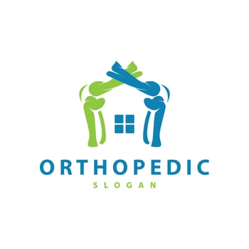 Minimalist Bone Health Logo Illustration Template Design vector