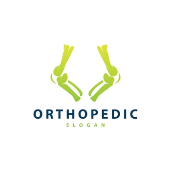 Minimalist Bone Health Logo Illustration Template Design vector