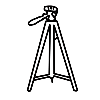 tripod Hand drawn organic line doodle png