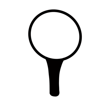 golf ball Hand drawn organic line doodle png