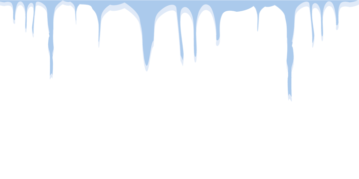 Set Isolated icicles. Digital icicles for design and decoration png