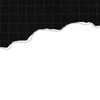 grid black paper lines Graph ripped message torn paper edge sheet strip page corner header decoration collage for message note page or banner cardboard blank memo frame png
