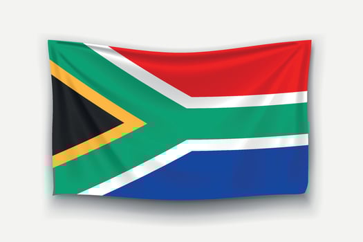 flag of south africa vector