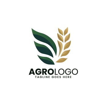 Agriculture farm Logo design template, Agro Logo vector