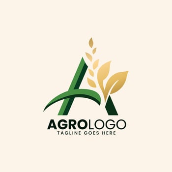 Agriculture farm Logo design template, Agro Logo vector