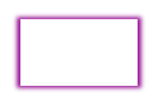 Neon purple frame on transparent background png