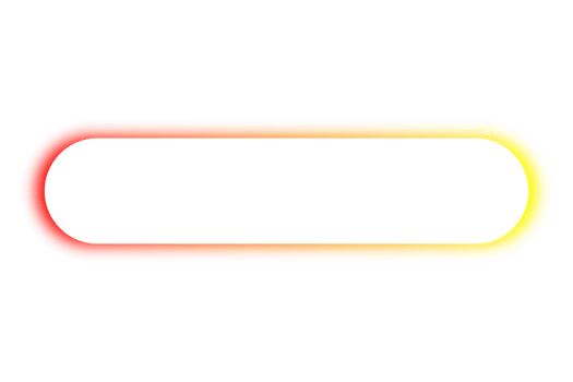 Neon orange frame on transparent background png