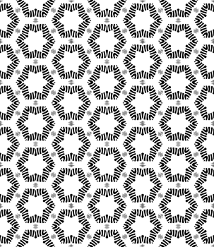 Black seamless abstract pattern. Overlay for background and backdrop. Ornamental design. PNG graphic illustration with transparent background.