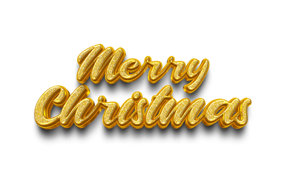 Merry Christmas Calligraphy Text png