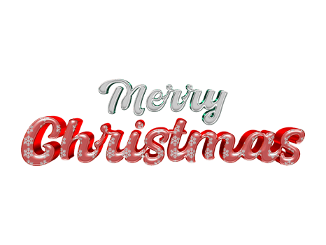 Merry Christmas Calligraphy Text png