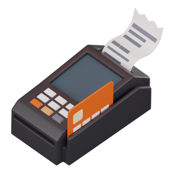 Embrace Modern Payments with Our Contactless Payment Pos machine Icon. 3D render png